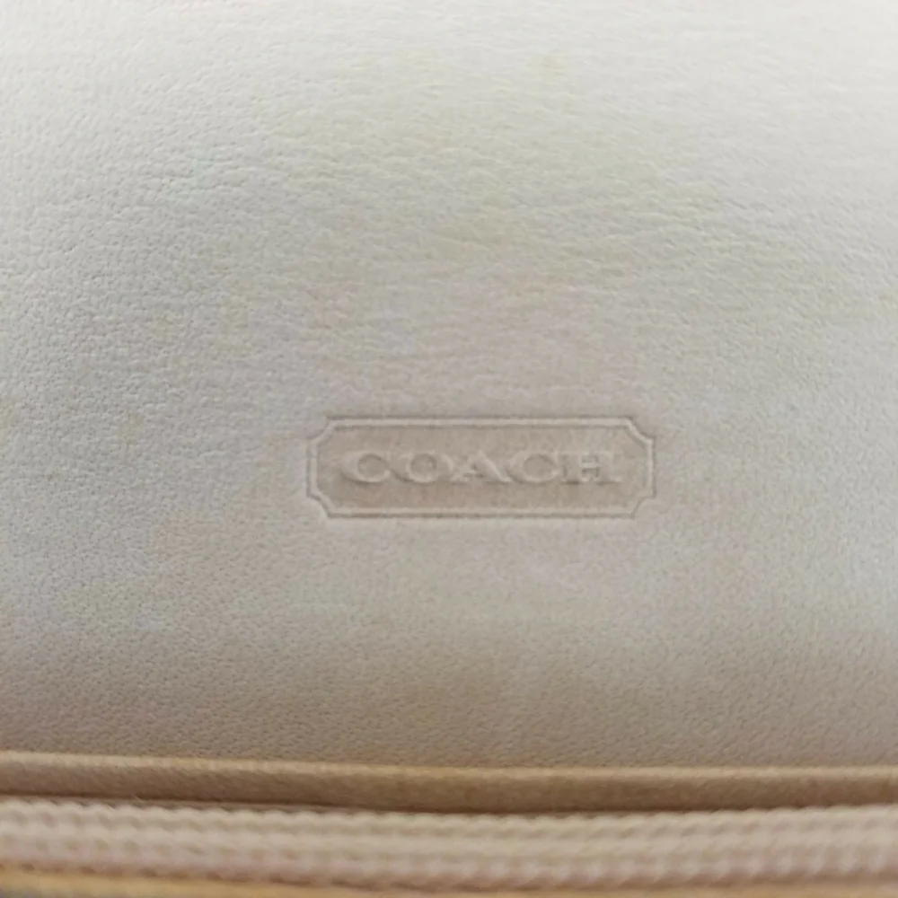 Coach 42567 Bonnie Hampton Legacy Multicolor Stripe Canvas & Leather Wallet Ret. - Picture 11 of 14